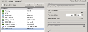 Increasing the disk size in VMWare