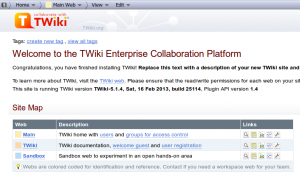 Twiki Installation