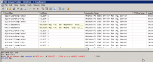 SQL Server Profiler