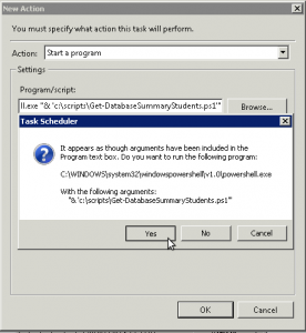 Windows 2008 Scheduled Task