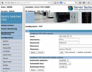 Sentry Switched CDU