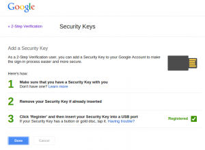 Google U2F Security Key